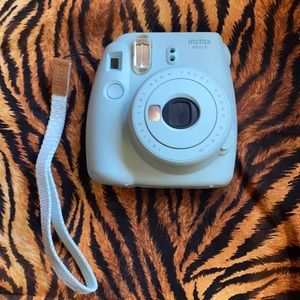 instax mini 9 polaroid camera only used once!
